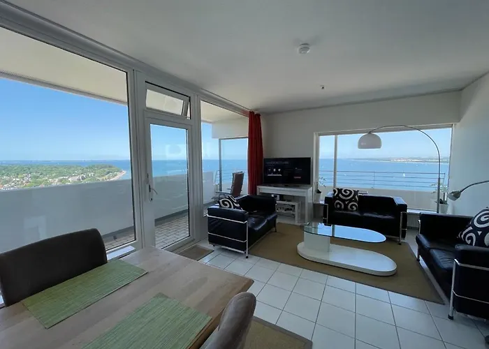 Wind Und Meer, 3-zimmer Ecksuite In Der Maritim Residenz Travemuende Lübeck